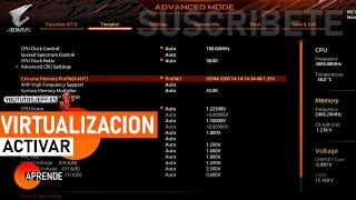 Como Activar Virtualizacion en Placa Base Gigabyte Aorus