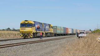 5AM5 Trackside Freight Train Crew Change (22/1/2021) - PoathTV Australian Railways