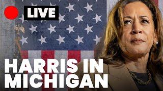 LIVE: Kamala Harris continues 2024 presidential campaign in Michigan