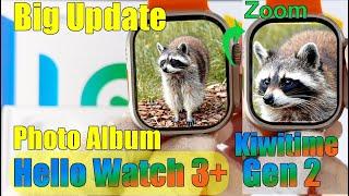 Kiwitime Hello Watch 3 Plus Ultra Gen 2 Smart Watch New Big Update Photo Album Zoom in Function