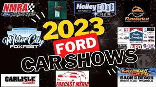 ALL FORD CAR SHOWS FOR 2023