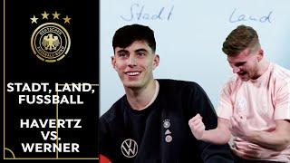 Wie lustig sind denn bitte Timo Werner & Kai Havertz?!  Stadt, Land, Fussball