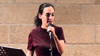 Victoria Hanna - Hebrew Vowels Demonstration