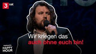 Große Pläne für Deutschland: Götz Frittrang liest AfD-Wahlprogramm | Pufpaffs Happy Hour