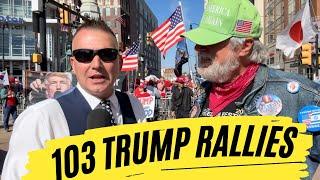 Allentown PA Trump Rally Was His 103rd Donald Trump Rally!