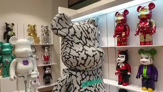 Bearbrick 1000% Pop-up store at Raffles City by Action City • Amazing collection!