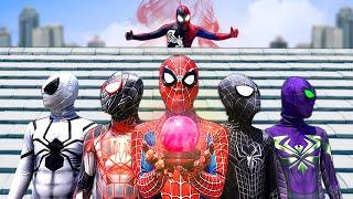 PRO 5 SUPERHERO TEAM vs BAD ALIEN || Spider-Man's Blood Pearl Battle ( Action Movie )