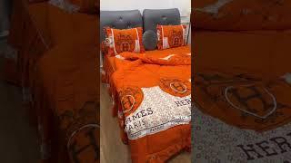 Best Hermes Bedding Set Luxury Brand Bedroom Home Decor Bedspread Duvet Cover Set