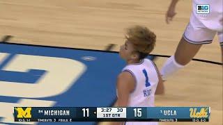 Kiki Rice COAST-TO-COAST Euro-Step Bucket vs. Michigan | UCLA Women's Basketball