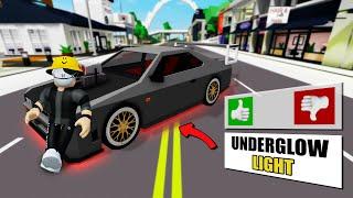 How To Add UNDERGLOW LIGHT To Your Car In Brookhaven  - Roblox