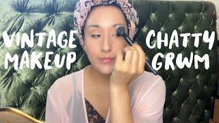 My 1950s Vintage Makeup Routine| Chatty Life Update