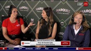 Los Angeles Angels at Chicago Cubs, July 7, 2024 (First All-Female Cubs Broadcast Team)