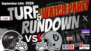  Special Edition Turf n Rundown: #Raiders vs. Ravens Watch Party LIVE! 