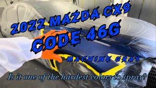 painting a 2022 Mazda cx-9 code 46 g machine gray