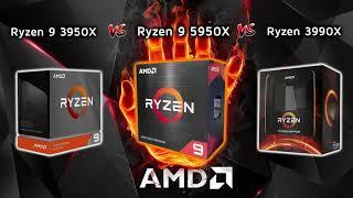 WOW New AMD (MAD) Ryzen 9 5950X benchmark vs 3950X vs 3990X