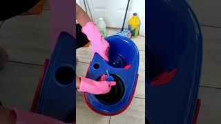 How To Use a Rinse Clean O Cedar Spin Mop System - #shorts