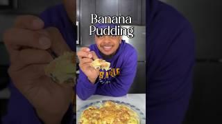 Homemade Banana Pudding Recipe | Creamy and Irresistibly Delicious Dessert Delight! #Shorts