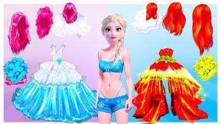 WEDDING DRESS: Frozen 2 Elsa Glow Up Into a Bride!| Style Wow