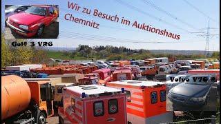 Wir bei der Autoversteigerung // Auktionshaus Chemnitz // Golf III VR6,.....  MB Youngtimer Parts