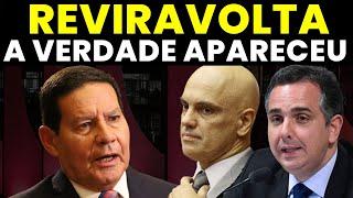 BOMBA! MOURÃO MOSTRA PROVAS E PARTE PRA CIMA DE MORAES E RODRIGO PACHECO PRESIDENTE DO SENADO