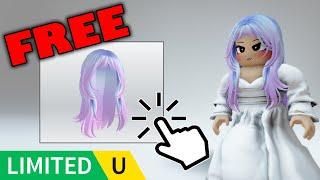 FREE LIMITED UGC | How to get Blue and Pink Wavy Messy Hair in Raise a Rainbocorn! on Roblox