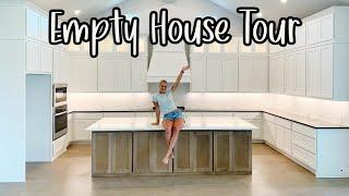 EMPTY HOUSE TOUR! / MOVING IN OUR NEW HOUSE  / WALKTHROUGH OF OUR NEW HOME / NEW CONSTRUCTION