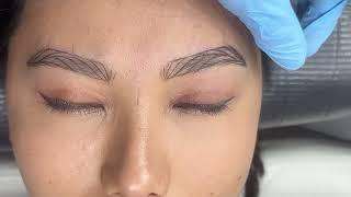 Nanobrows Machine Hair-strokes