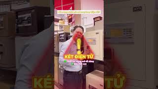 Nên chọn két sắt khoá cơ xoay hay két sắt điện tử #shorts