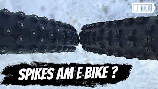 Schützt ein Spike Reifen vor Stürzen...? Schwalbe ICE SPIKER vs MAGIC MARY auf dem E BIKE