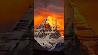 Sacred Sunrise Over Mount Kailash #kailashenergy #mountains #mountkailash