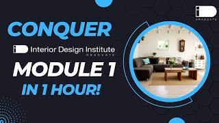 IDI MODULE 1 - Use Canva FREE to complete your assignment in 1 hour | Interior Design Institute