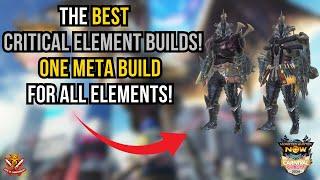 The BEST CRITICAL ELEMENT BUILDS! One META Build for ALL ELEMENTS! l Monster Hunter Now