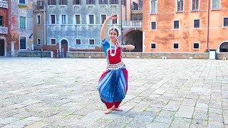 Morning Odissi dance practice in Venice, Italy | Shankaravaranam Pallavi