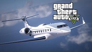 GTA V Gulfstream G650 Private Jet [MOD]