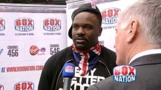Chisora Press Conference vs Haye Interview - Upton Park - "Licensed to Thrill"