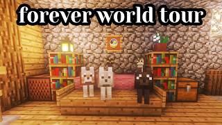 Showing You my Minecraft Forever World!