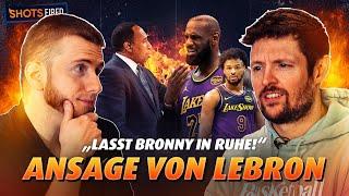 LeBrons BEEF mit Stephen A. Smith! | Ist Bronny James ein NBA Spieler? | Shots Fired