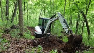 Dug way road E35 Bobcat mini excavator