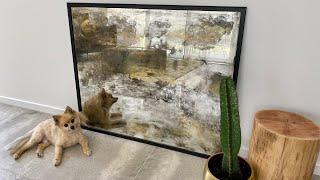 DIY  Distressed / Antique Mirror