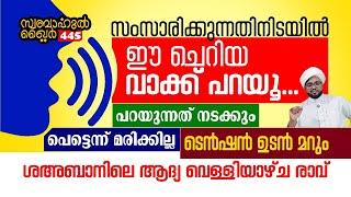 സംസാരിക്കുമ്പോൾ ഈ ചെറിയ വാക്കു പറഞ്ഞാൽ പറയുന്നത് നടക്കും..  #swabahul_khair_445