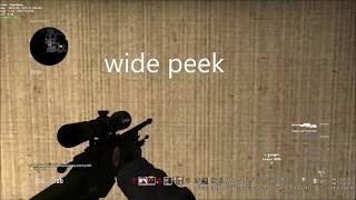 CS:GO | What is Wide Peek & Shoulder Peek ? #karame_orz