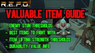 R.E.P.O. Valuable Item Guide (and best items to fight with!)