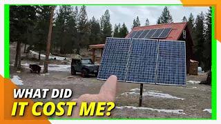 Simple DIY Solar Power System for Off Grid Cabins!