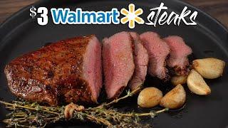 I cooked $3 WALMART steaks and they came out MONEY!