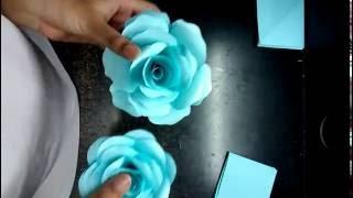 DIY How to make realistic and easy paper roses (complete tutorial)