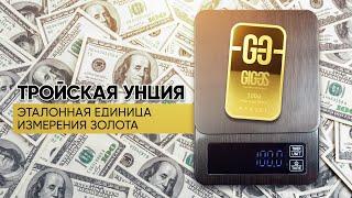 Тройская унция — эталонная единица измерения золота I GIG-OS