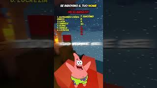 Se Becco Il Tuo Nome Sei ELIMINATO! #spongebob