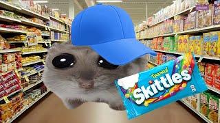 Skittles meme Sad Hamster 2