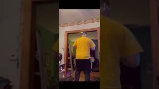 Steelers fan destroys TV after loss to the Browns