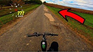 80cc MOTORIZED BICYCLE TOP SPEED TEST | GoPro [4k]